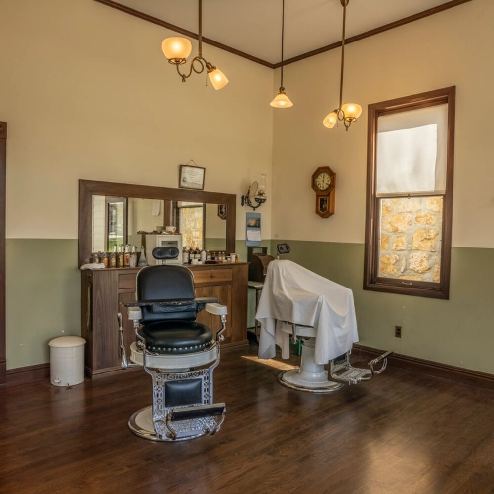 Barbershop interior